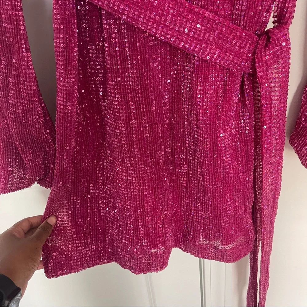 Hello Molly Pink Mini Dress - Picture 6 of 8